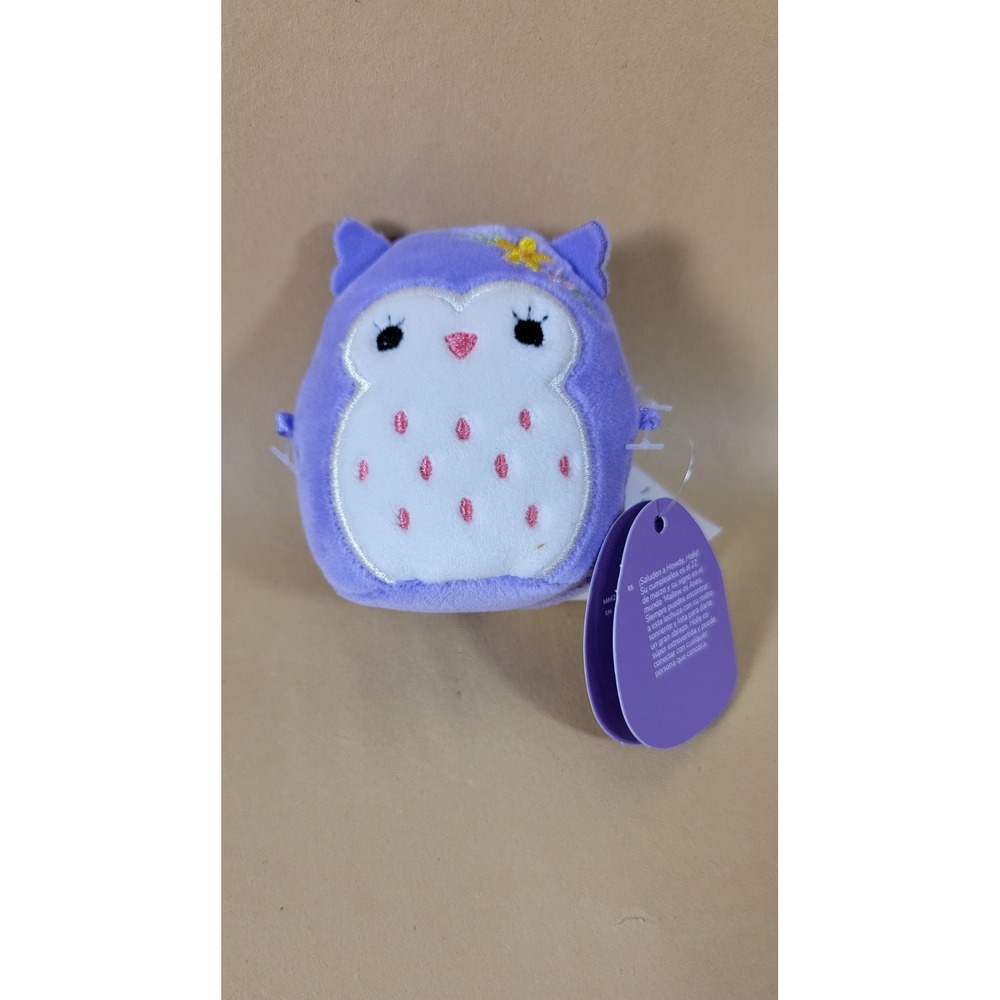 Squishmallows Holly the Owl Micromallows 2.5 Inch Purple Plush Toy with Tags